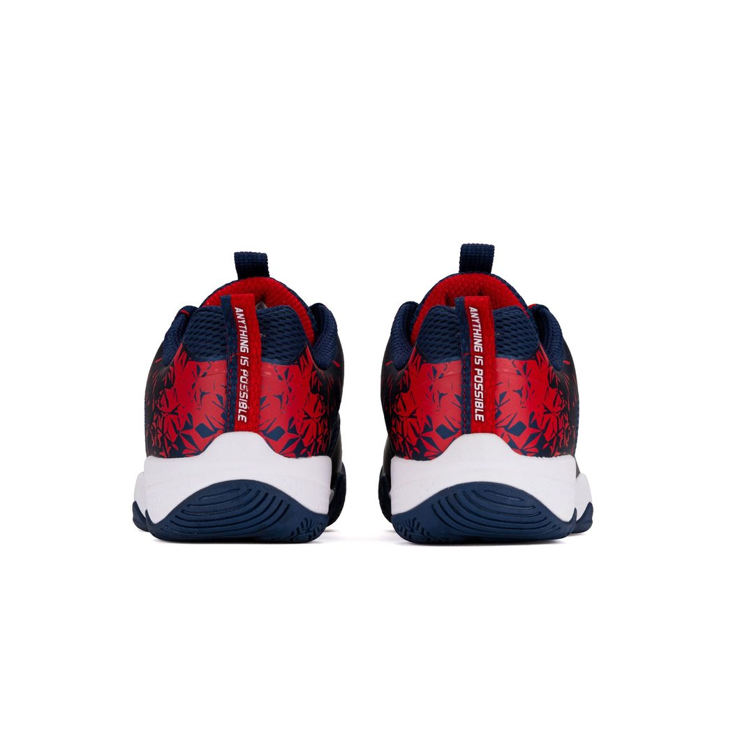 Hypersonic (Navy/Red) - Badminton Shoe - Back view