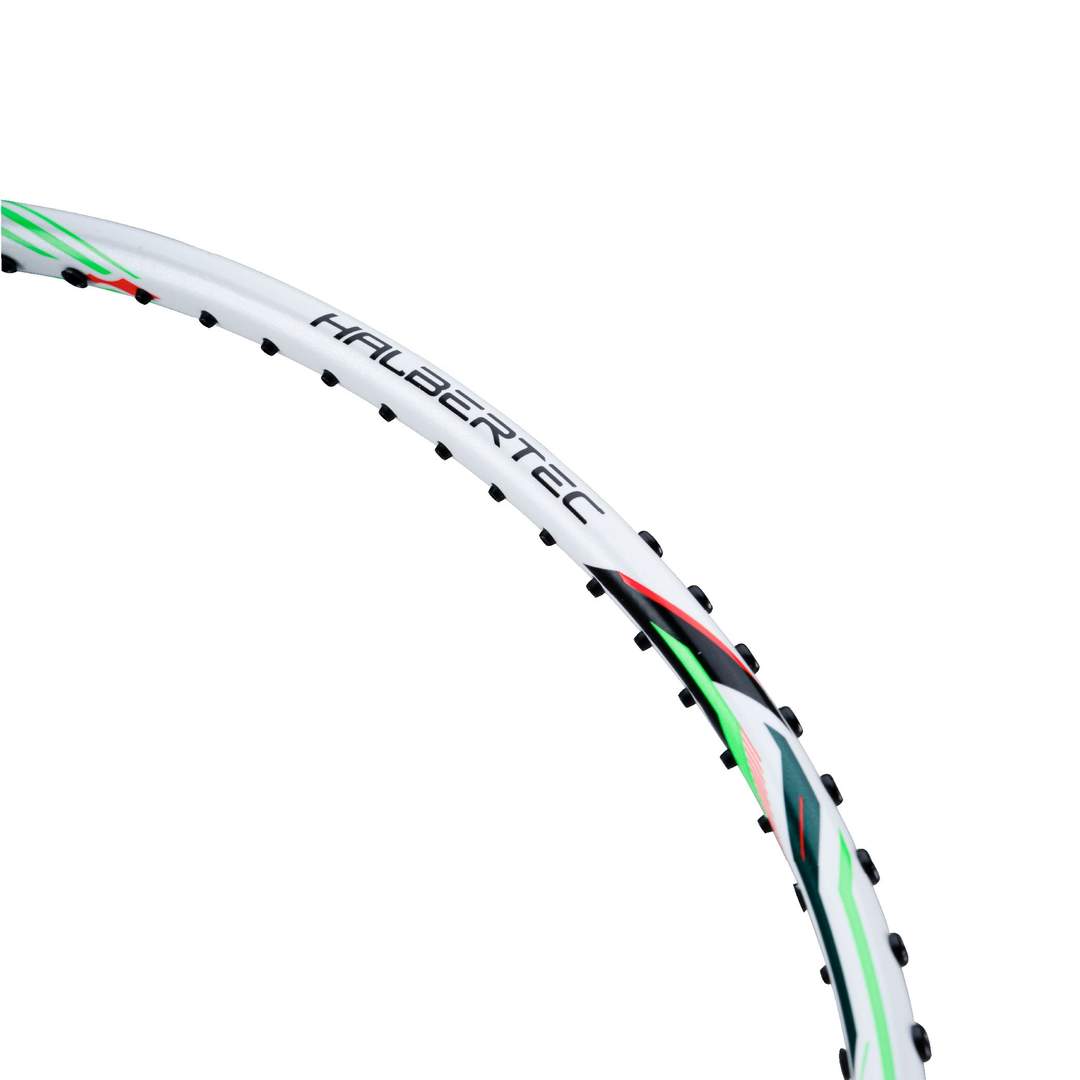 Li-Ning Halbertec 3000 Balanced Badminton Racket - PEARL WHITE/JADE GREEN