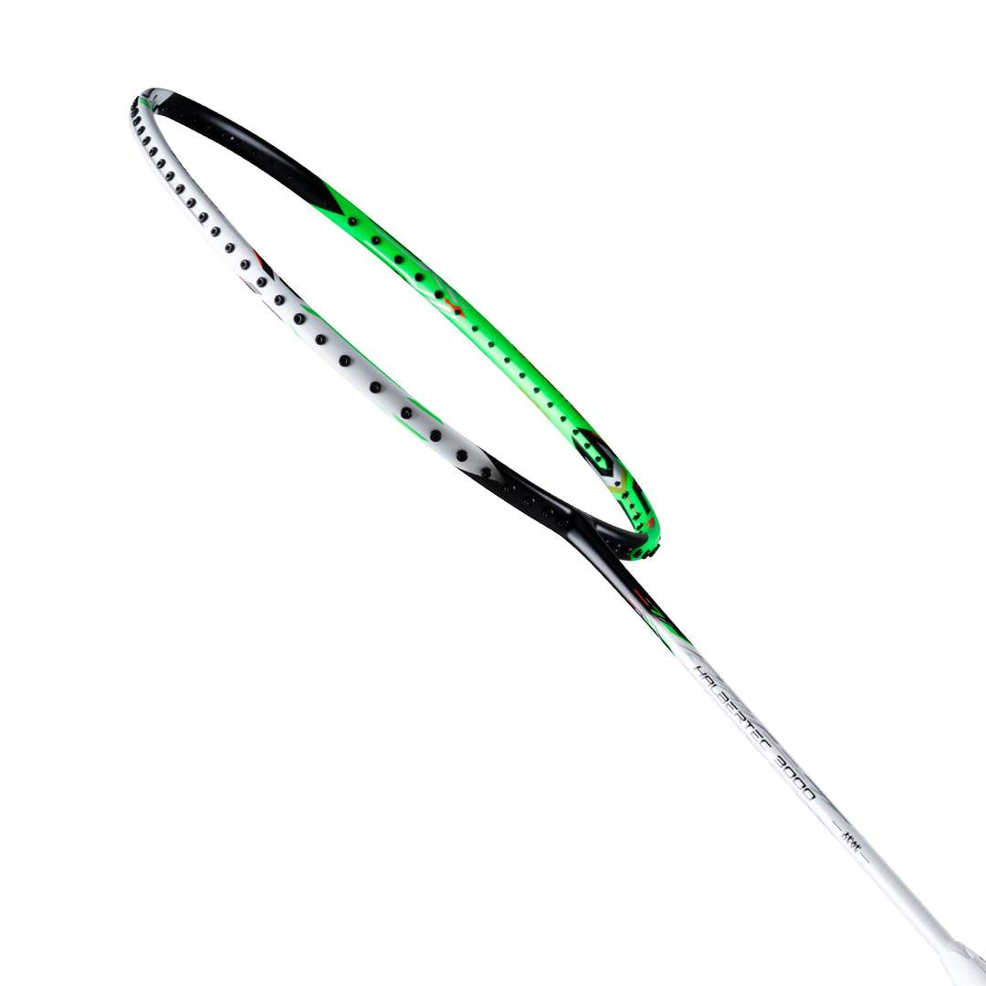 Li-Ning Halbertec 3000 Balanced Badminton Racket - PEARL WHITE/JADE GREEN