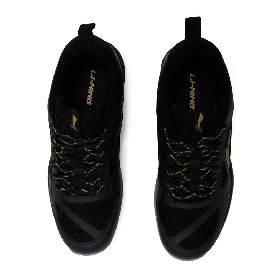 Li-Ning Energy 10 breathable mesh Badminton shoe-black/ gold