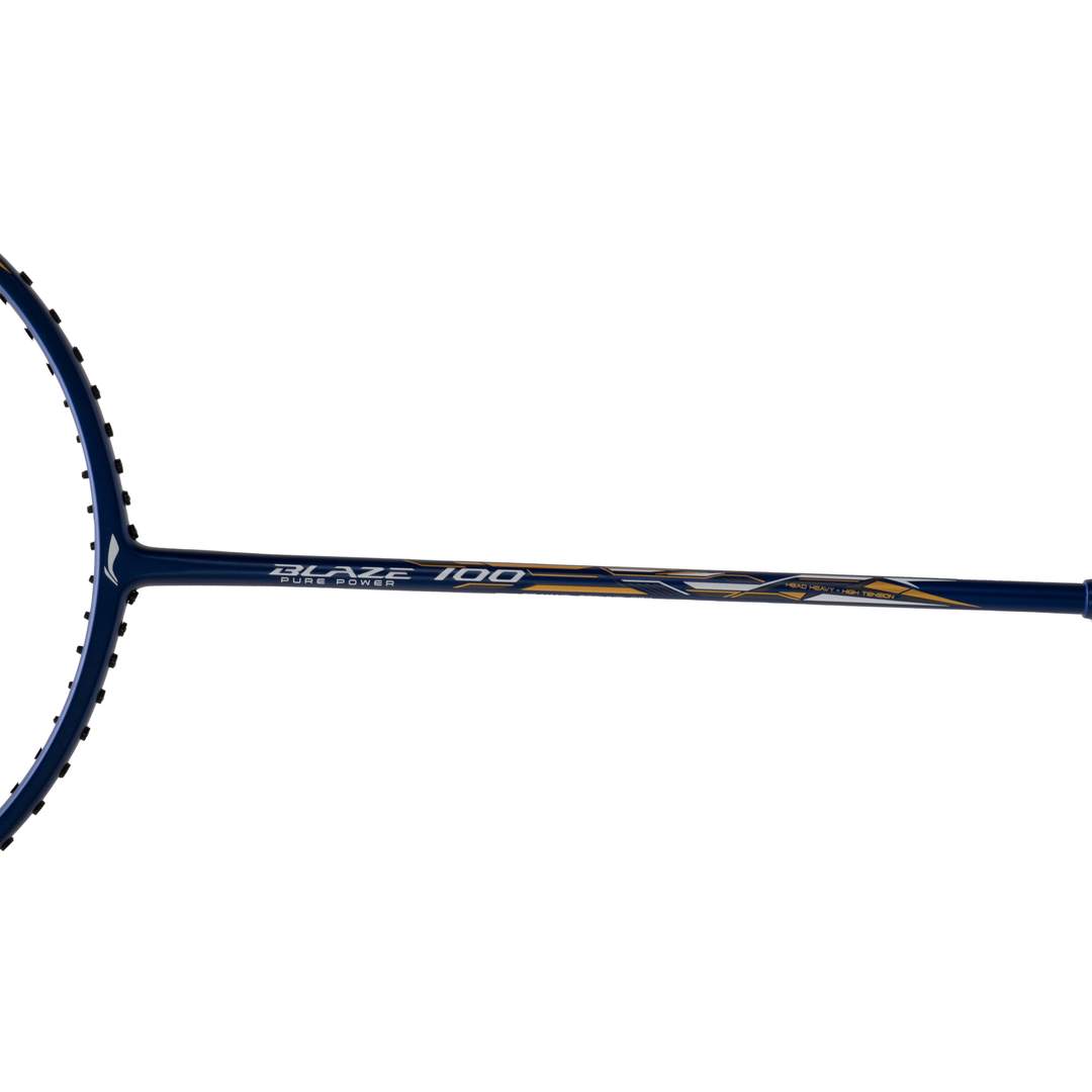 Blaze 100 - Navy, White, Gold Badminton Racket