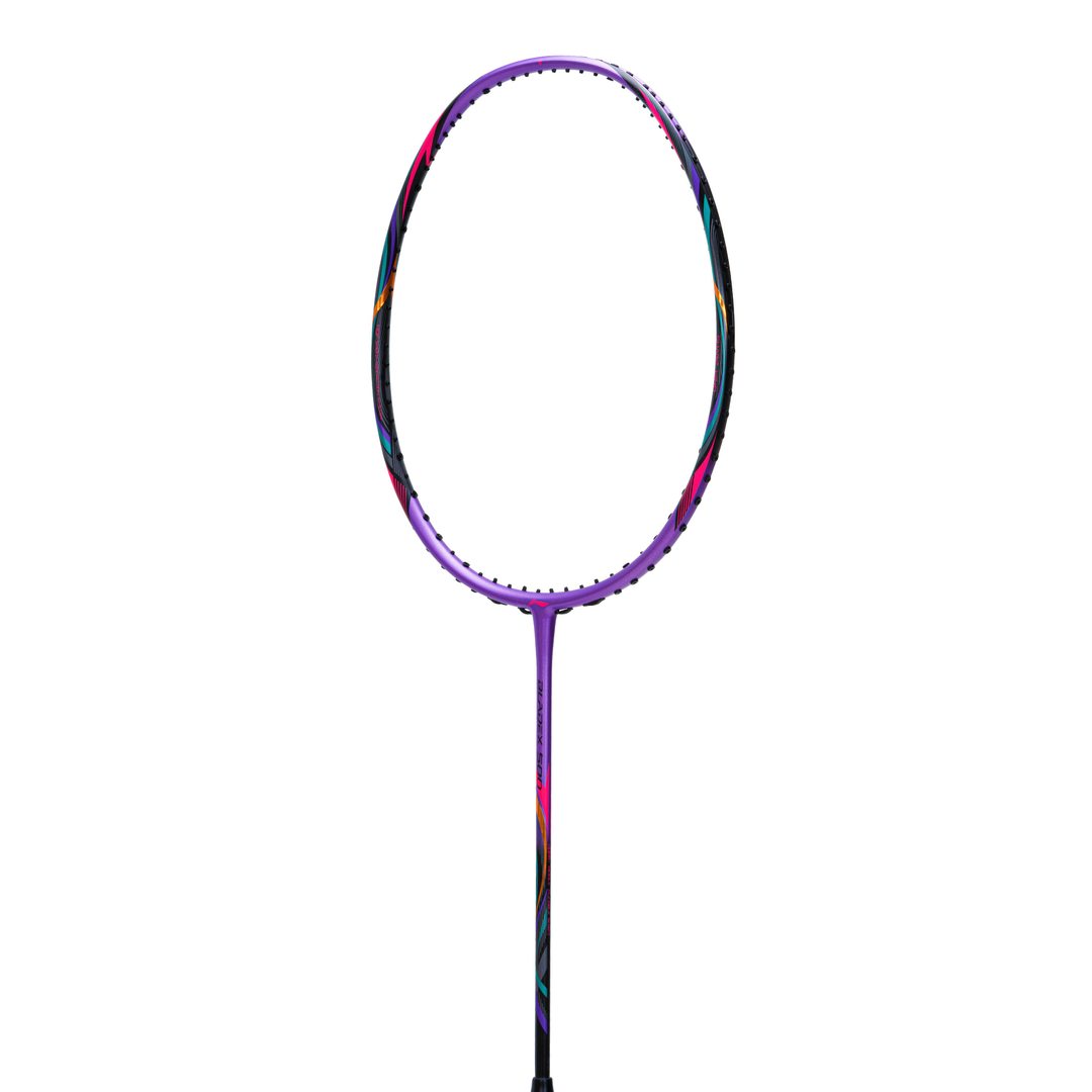 Close up of BladeX 500 3U unstrung Badminton racket by Li-ning studio