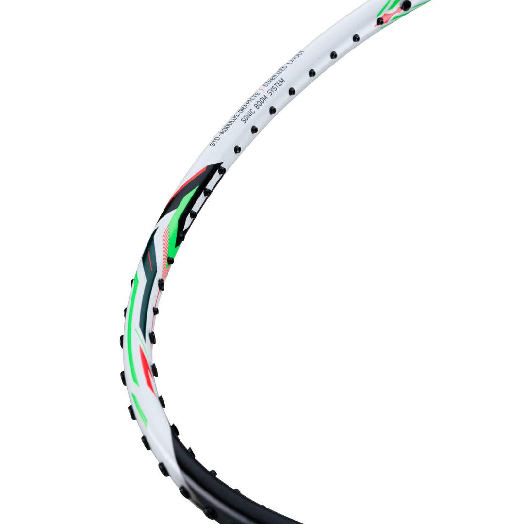Li-Ning Halbertec 3000 Balanced Badminton Racket - PEARL WHITE/JADE GREEN