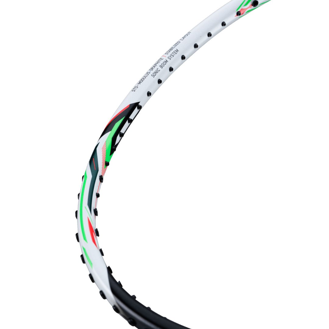 Li-Ning Halbertec 3000 Balanced Badminton Racket - PEARL WHITE/JADE GREEN