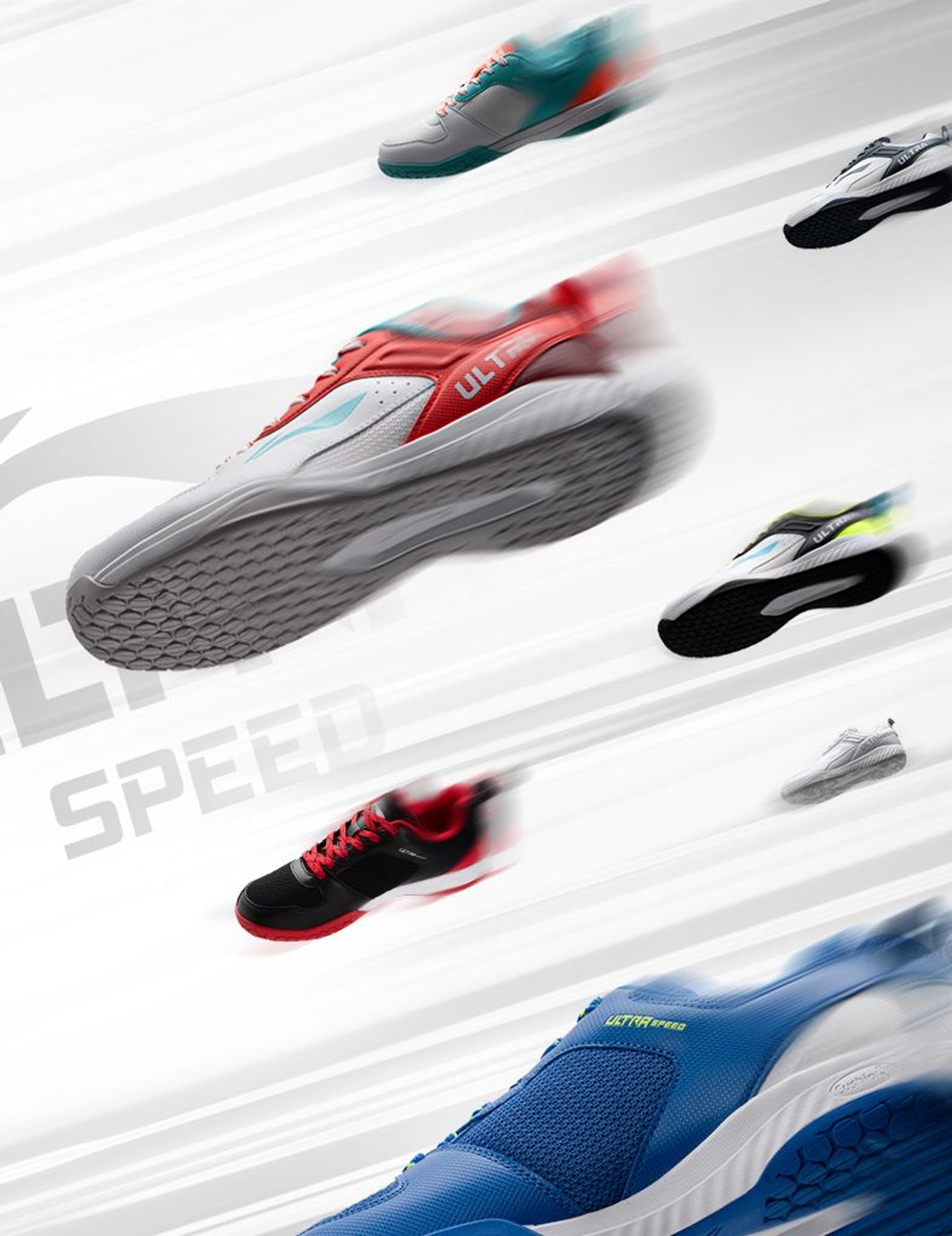 Ultra Speed Badminton Shoe Banner