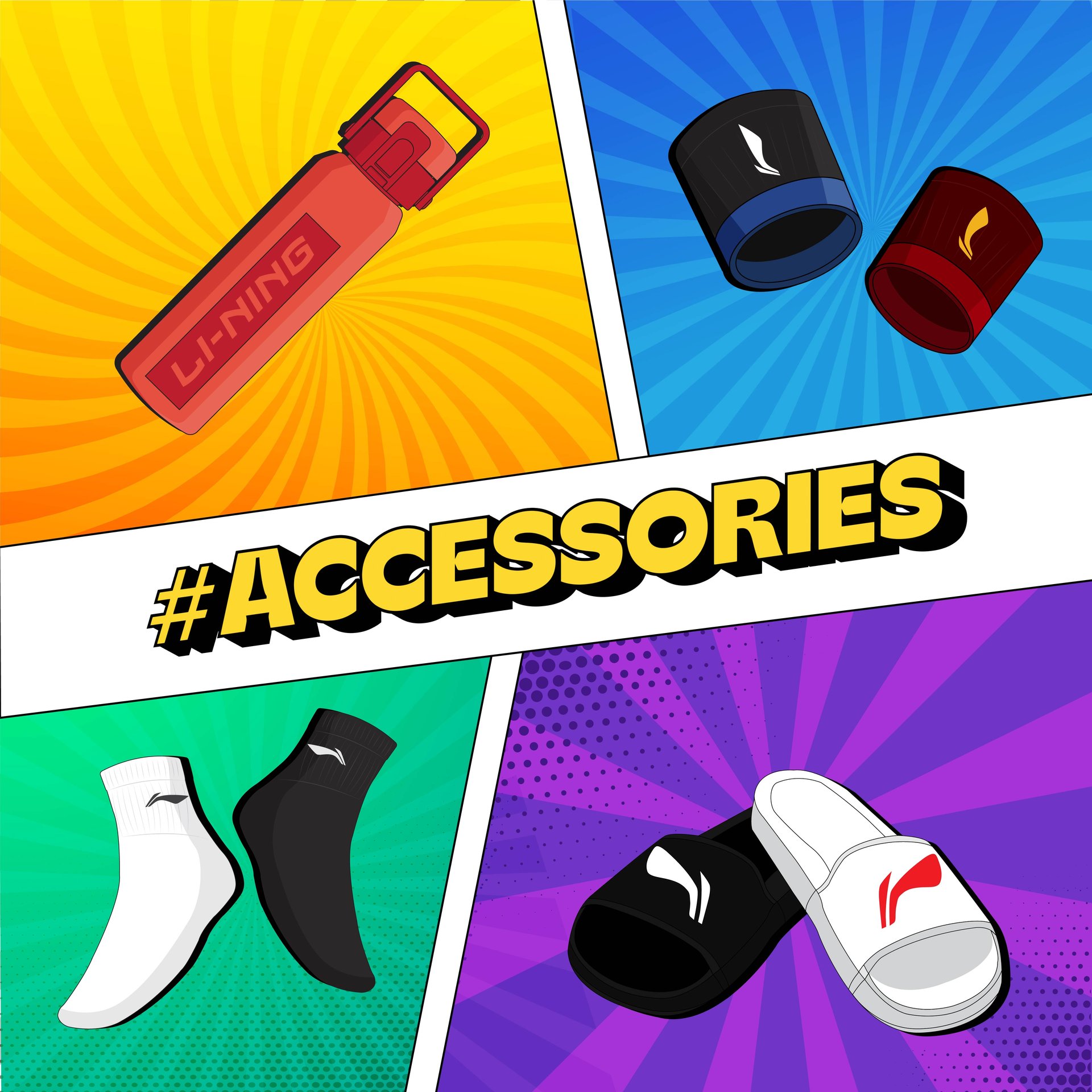 Buy Li-Ning Accessories Here