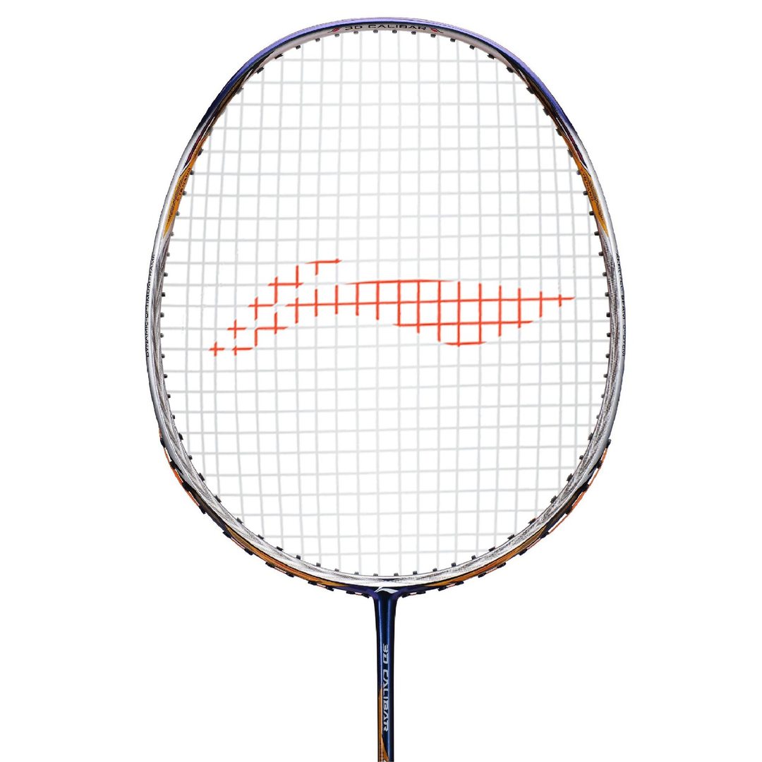 Close up of 3D Calibar 200 Badminton racket head by Li-ning studio
