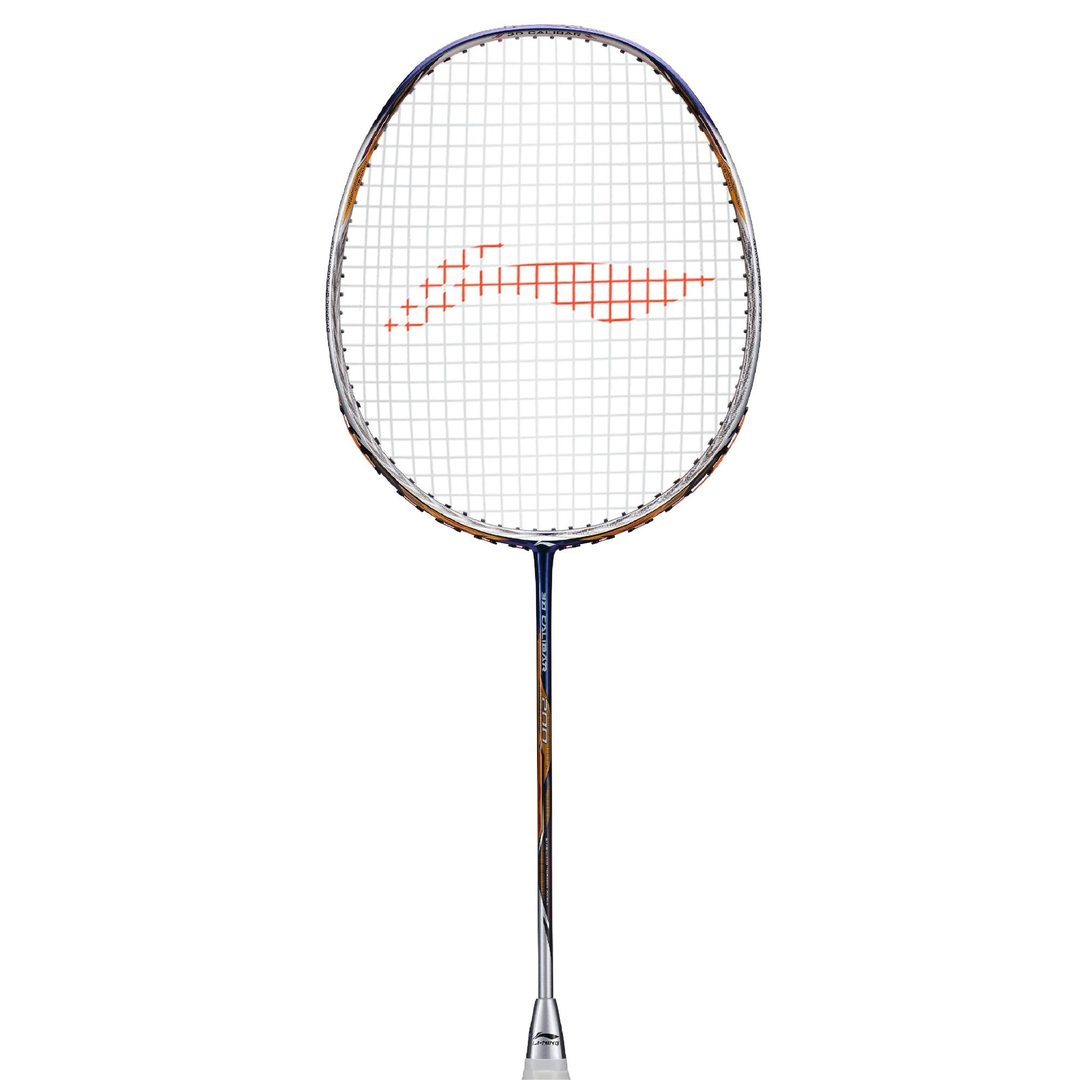 Close up of 3D Calibar 200 Badminton racket by Li-ning studio