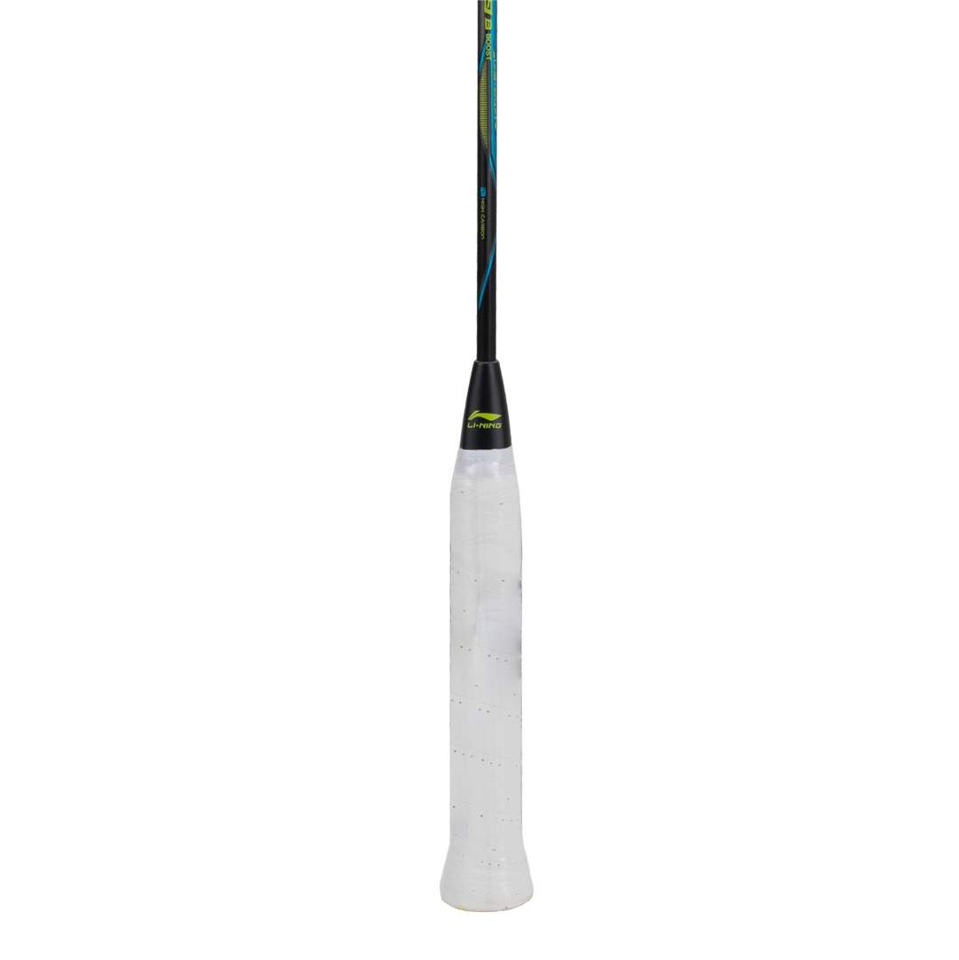 Close up of 3D Calibar 009 Boost Badminton racket grip by Li-ning studio