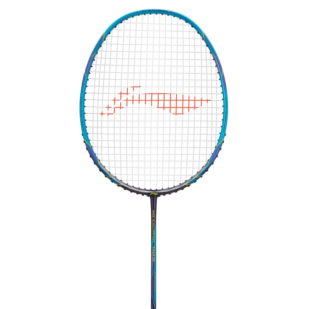Close up of 3D Calibar 009 Badminton racket head by Li-ning studio