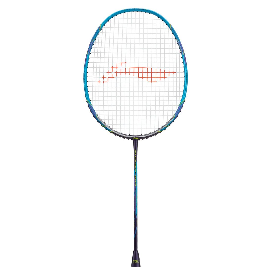 Close up of 3D Calibar 009 Badminton racket by Li-ning studio