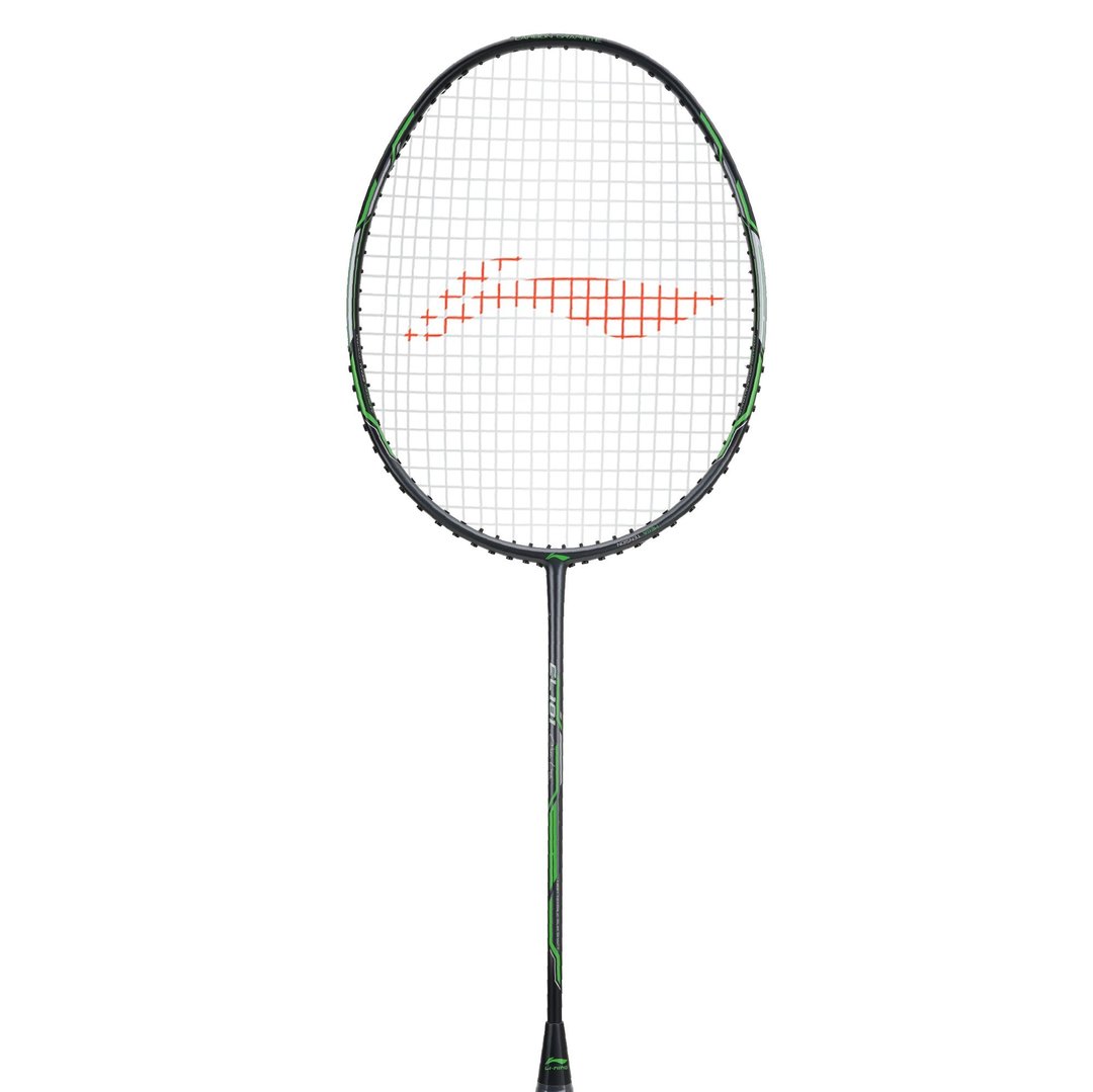 Close up of Chen Long 101 Badminton racket by Li-Ning Studio