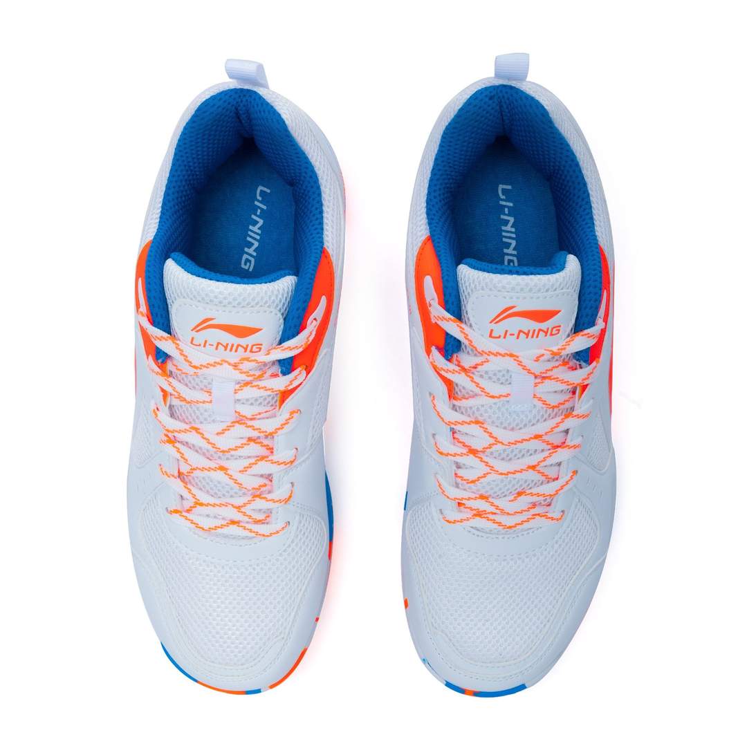 Li-Ning Ultra III Badminton shoe-White, blue, orange