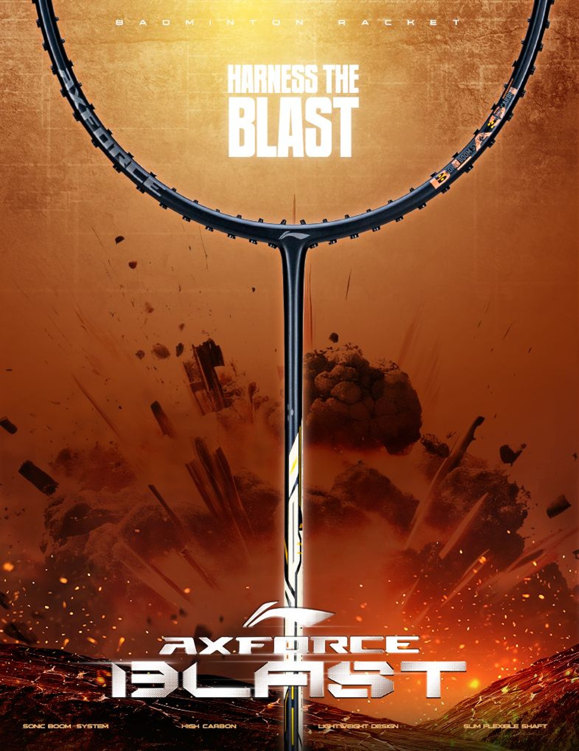 Li-Ning AxForce Blast Badminton Racket 