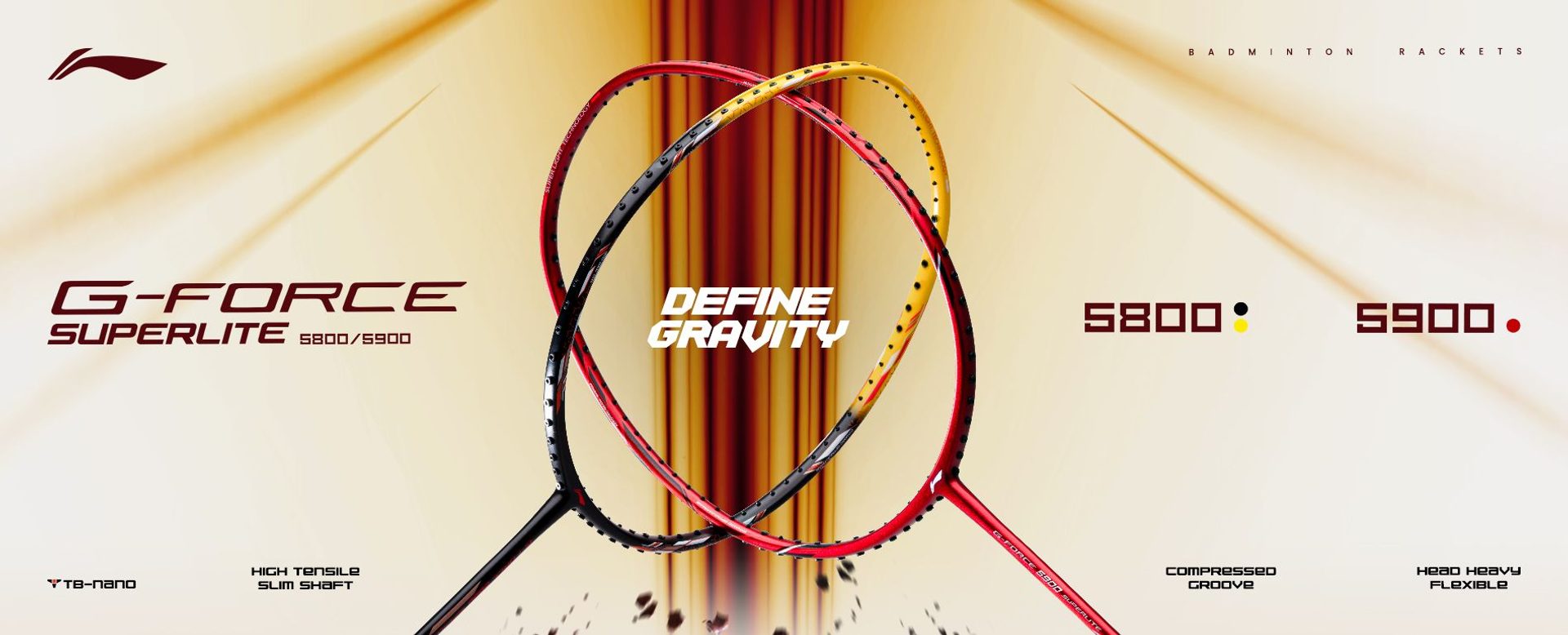 G-Force Superlite 5Series - Badminton Racket
