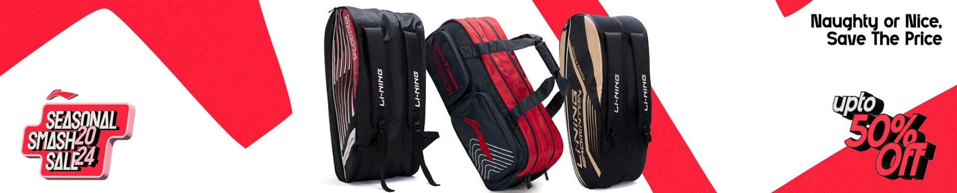 Li-Ning Seasonal Smash Sale ; Grab Freebies ; Get upto 50% off and more