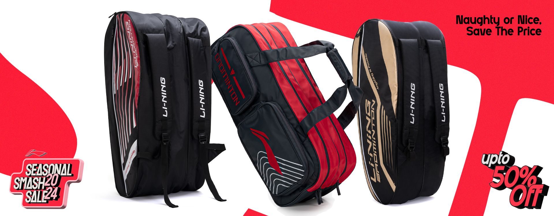 Li-Ning Seasonal Smash Sale ; Grab Freebies ; Get upto 50% off and more