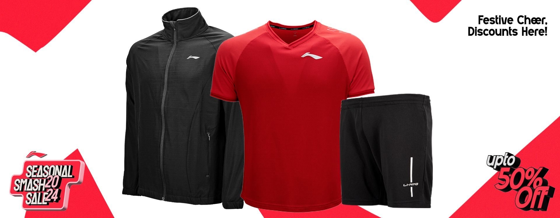Grab Upto 50% off on Li-Ning Apparels