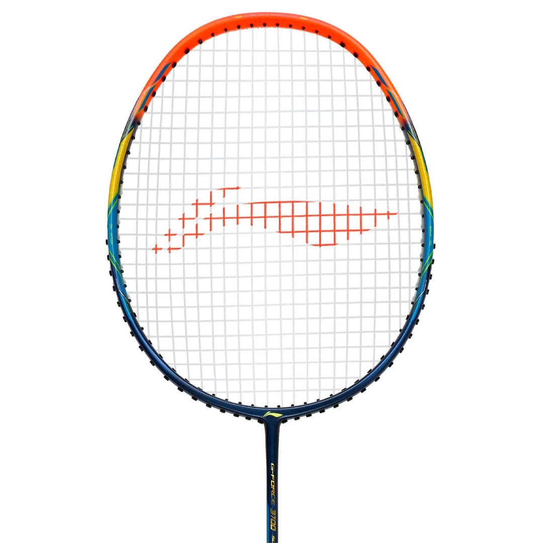 Close up of G-Force 3700 Superlite Badminton racket head by Li-ning studio