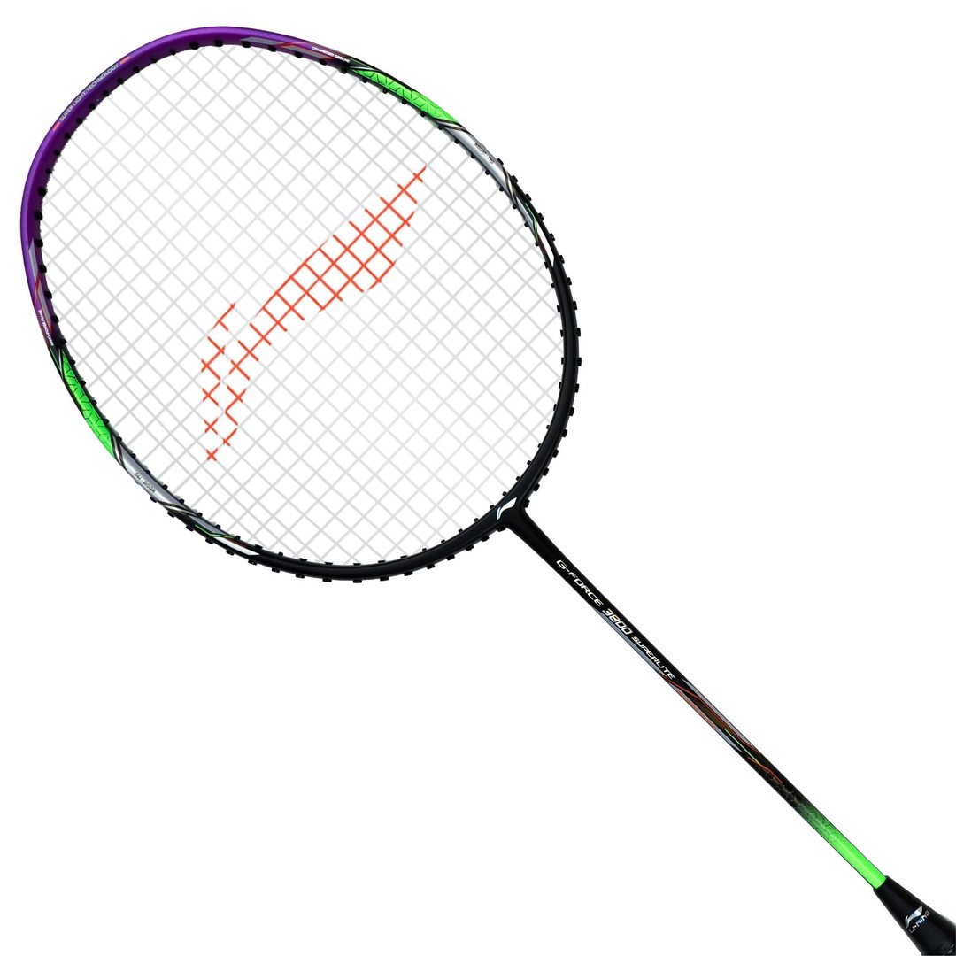 G-Force 3800 Superlite Badminton racket in black, purple by Li-ning studio