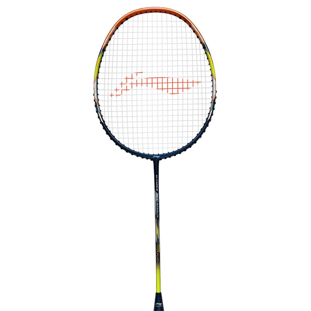 Close up of G-Force 3800 Superlite Badminton racket by Li-ning studio