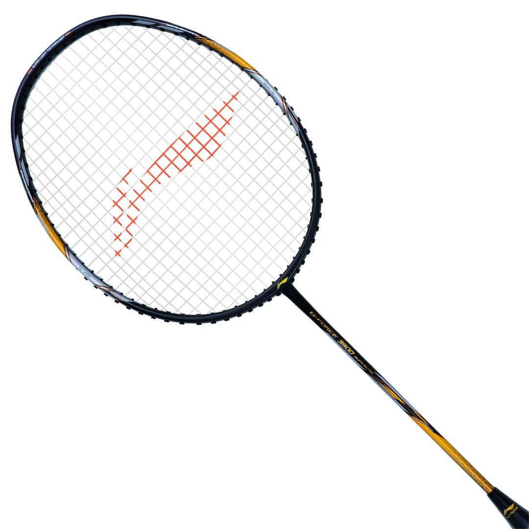 G-Force 3900 Superlite Badminton racket in black, gold by Li-ning studio