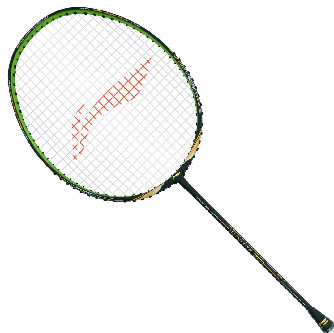 Wind lite 700  Badminton racket in black, gold by Li-ning studio
